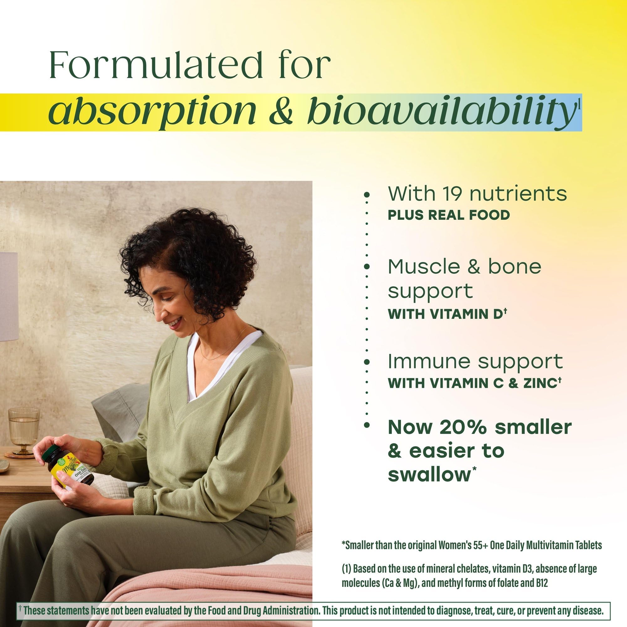 MegaFood Women Over 55 One Daily Multivitamin capsules close-up