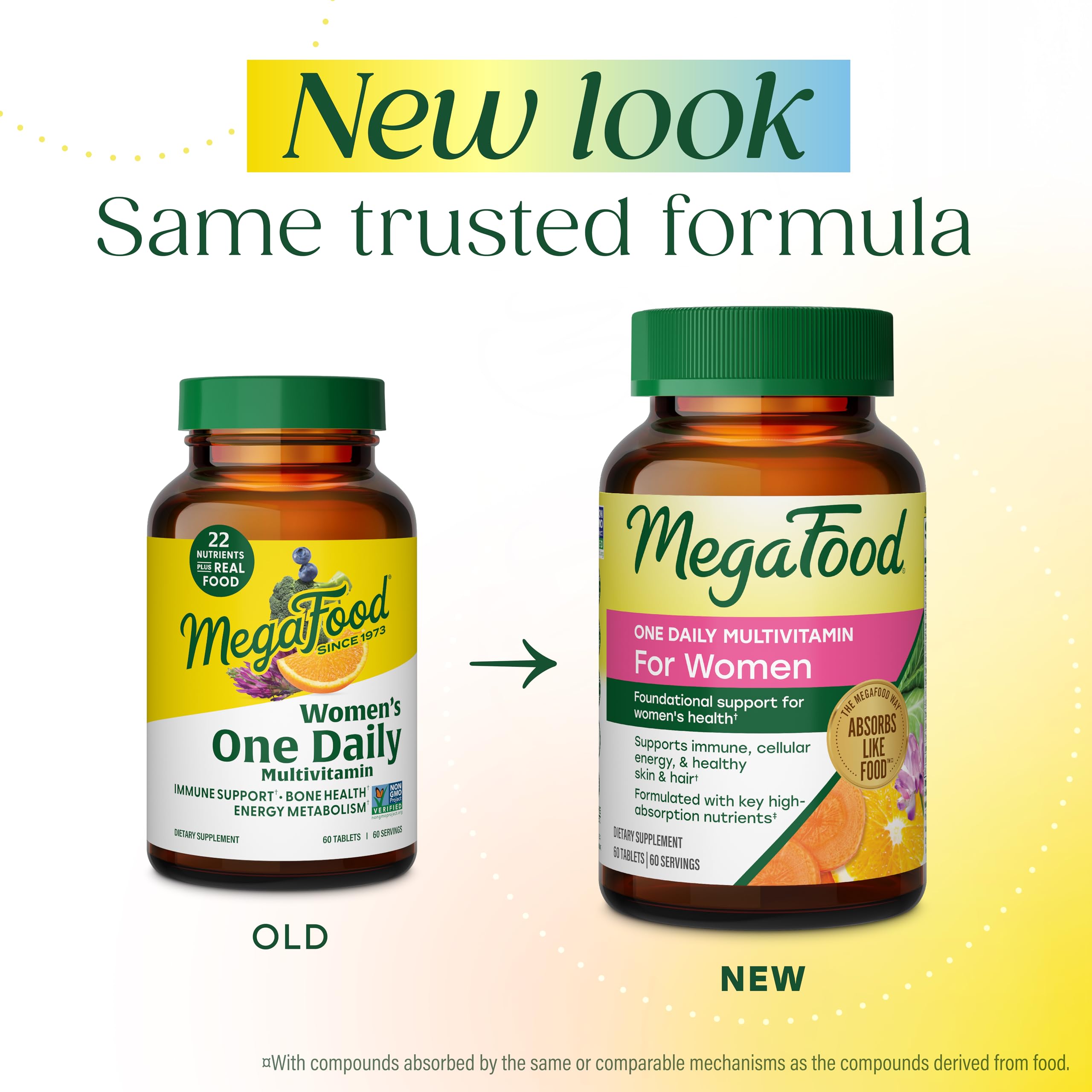 MegaFood Women's Multivitamin 290g side view