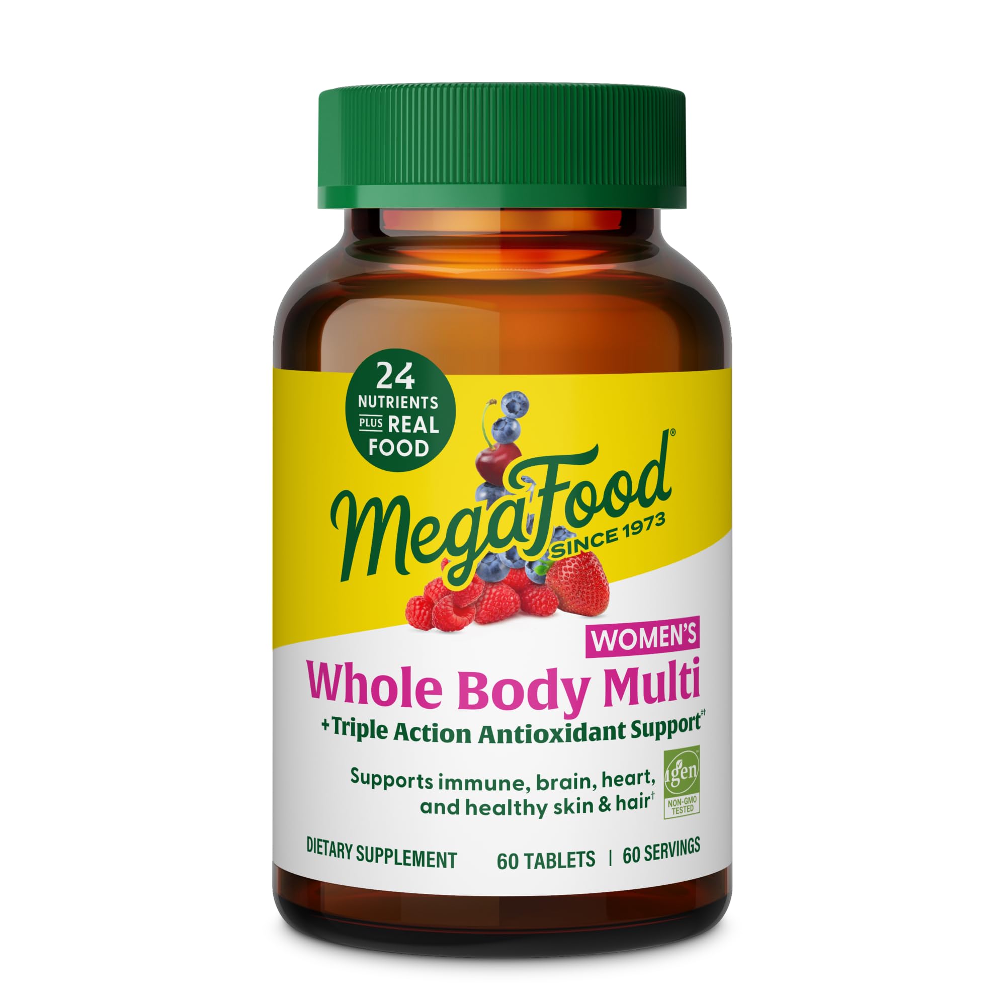 MegaFood Women's Multivitamin 60 Tablets front view