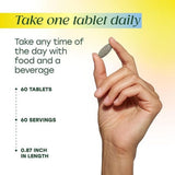 MegaFood Women's Multivitamin side view of bottle
