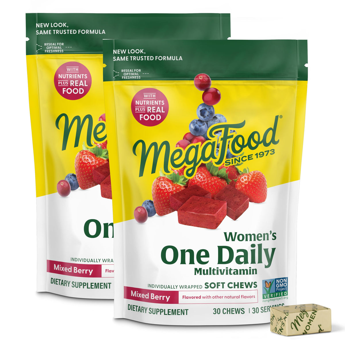 MegaFood Women's Multivitamin Soft Chews front view