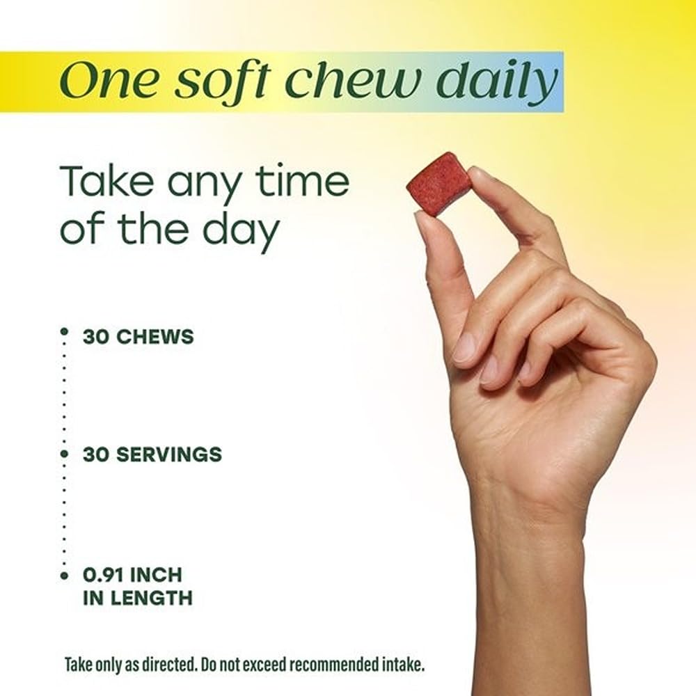 MegaFood Women's Multivitamin Soft Chews nutrition facts