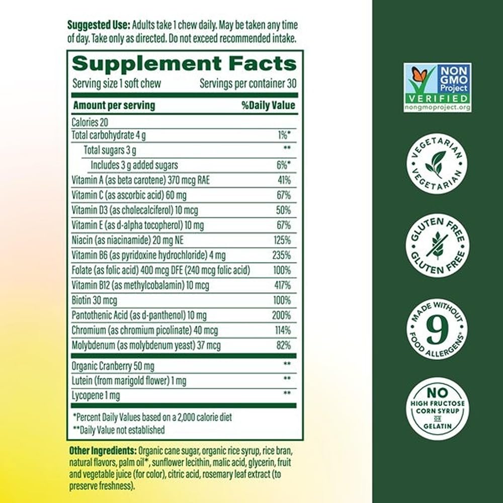 MegaFood Women's Multivitamin Soft Chews packaging