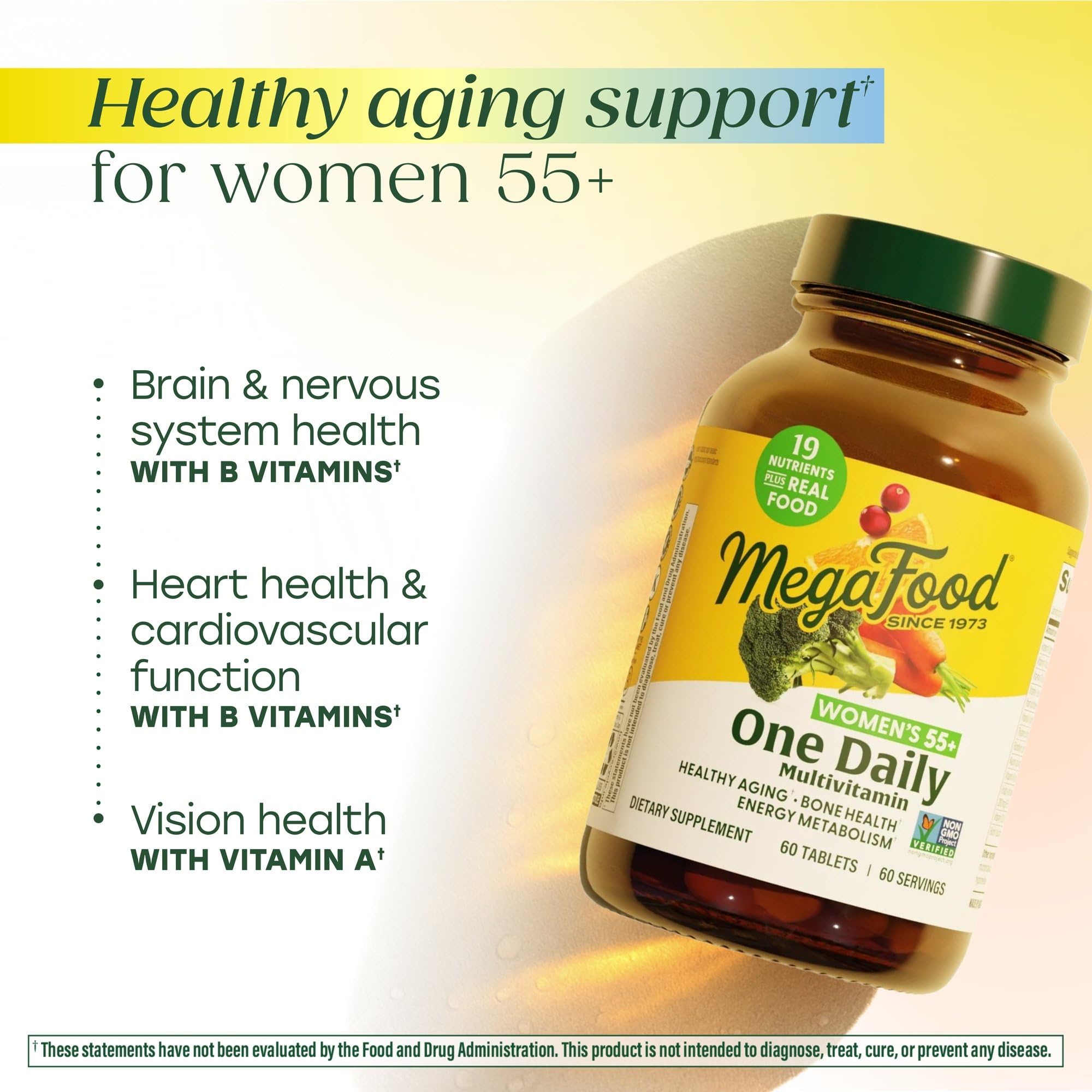 MegaFood Women's Multivitamin with ingredients list