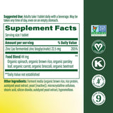 MegaFood Zinc Daily Supplement 200g side view