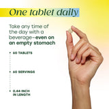 MegaFood Zinc Daily Supplement 200g tablet close-up