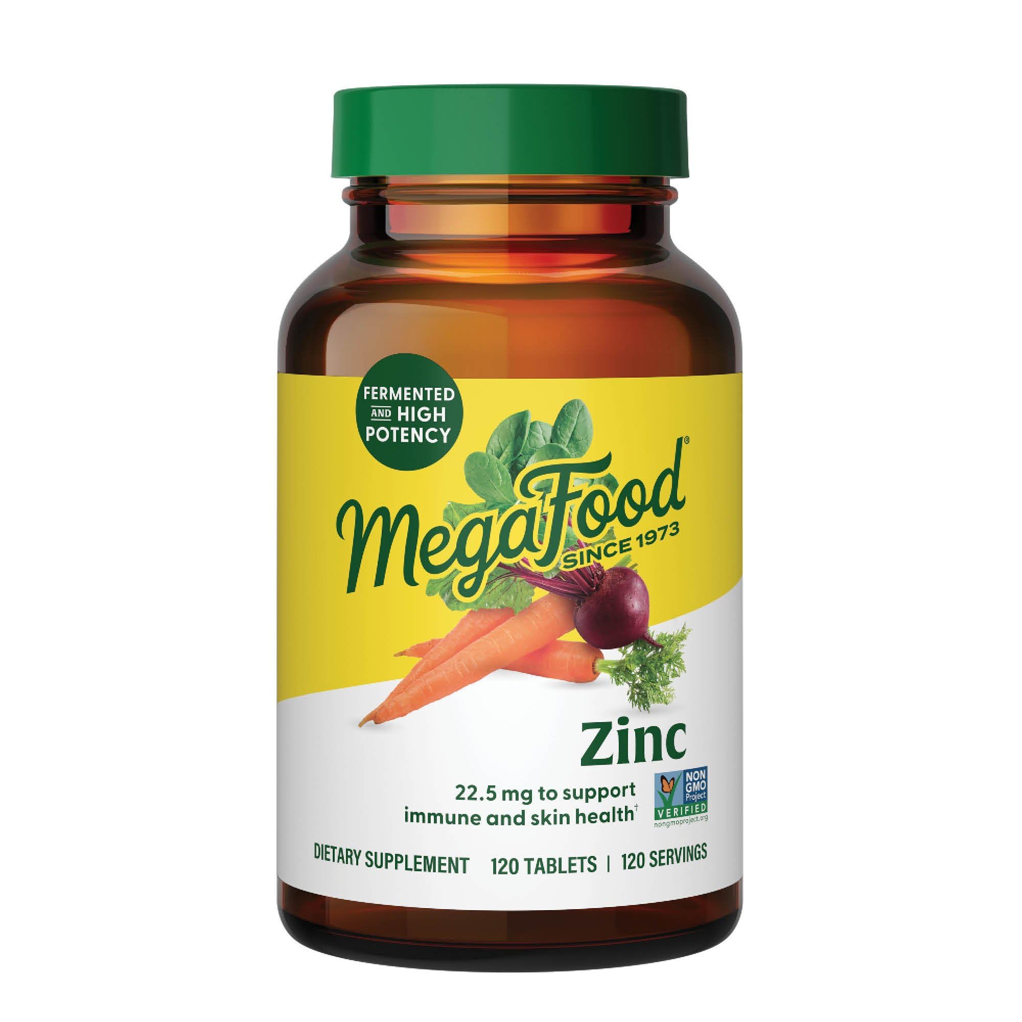 MegaFood Zinc Supplement 249g front view