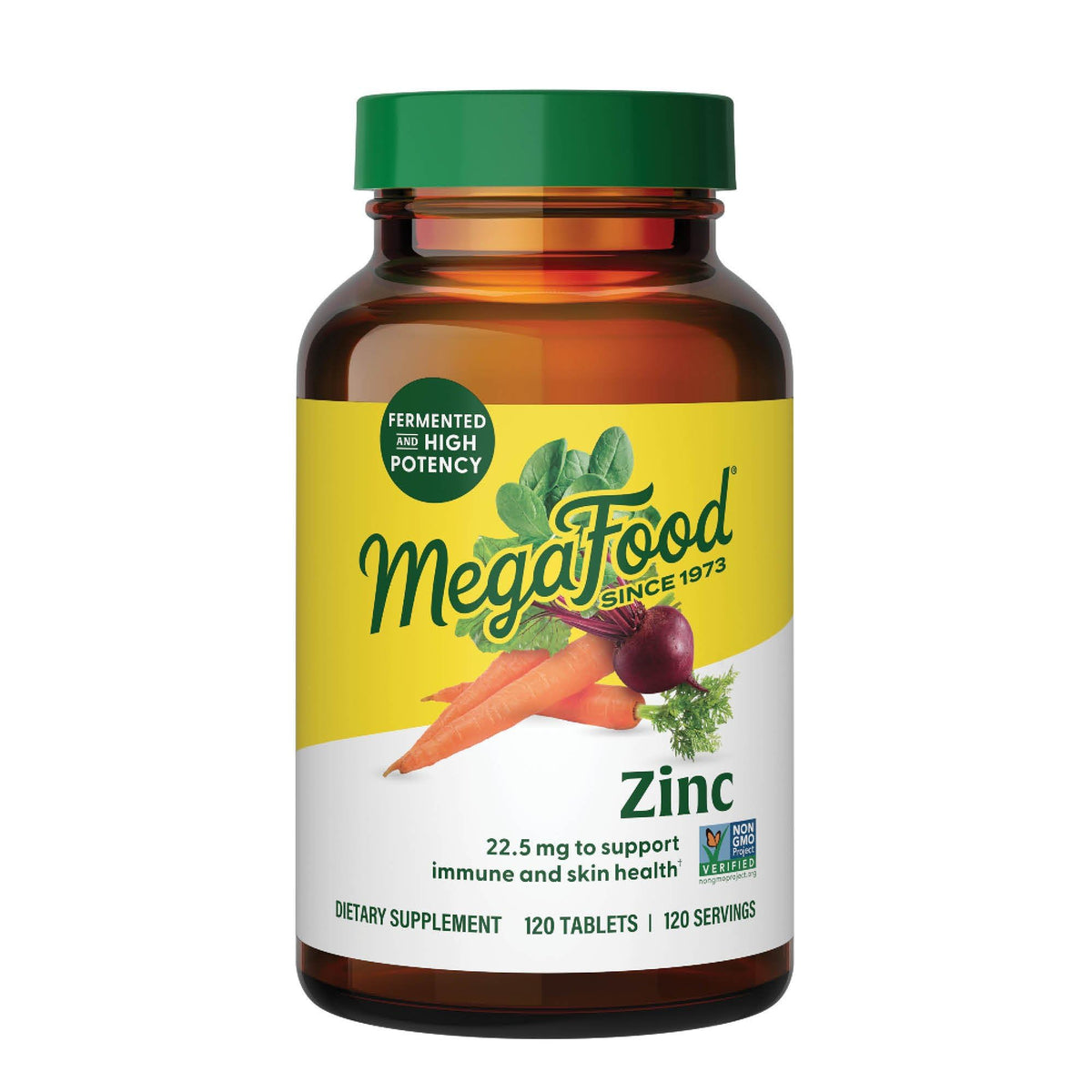 MegaFood Zinc Supplement 249g front view