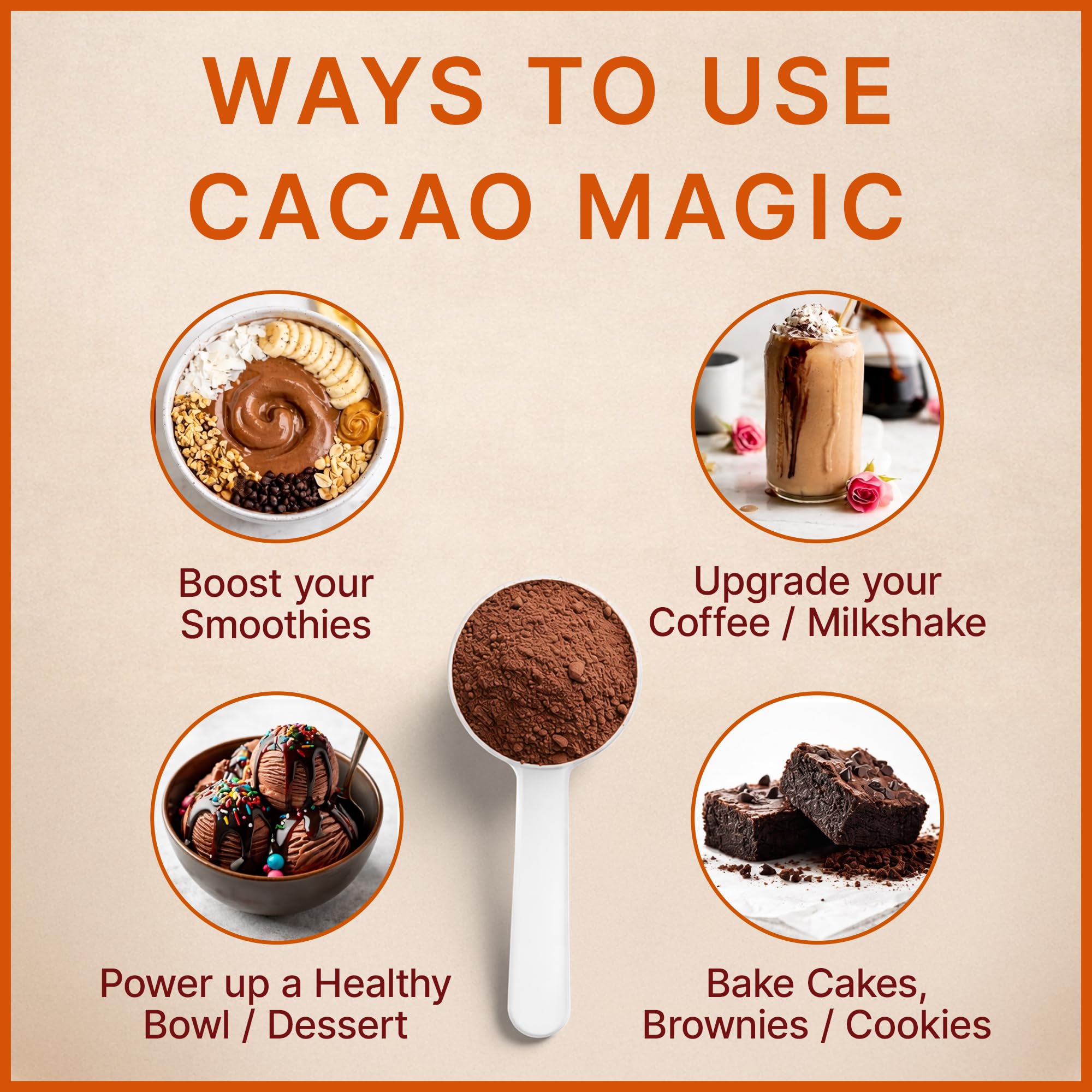 MEGAPLANTS Cacao Magic in a smoothie