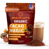 MEGAPLANTS Cacao Magic Organic Mushroom Hot Chocolate front view