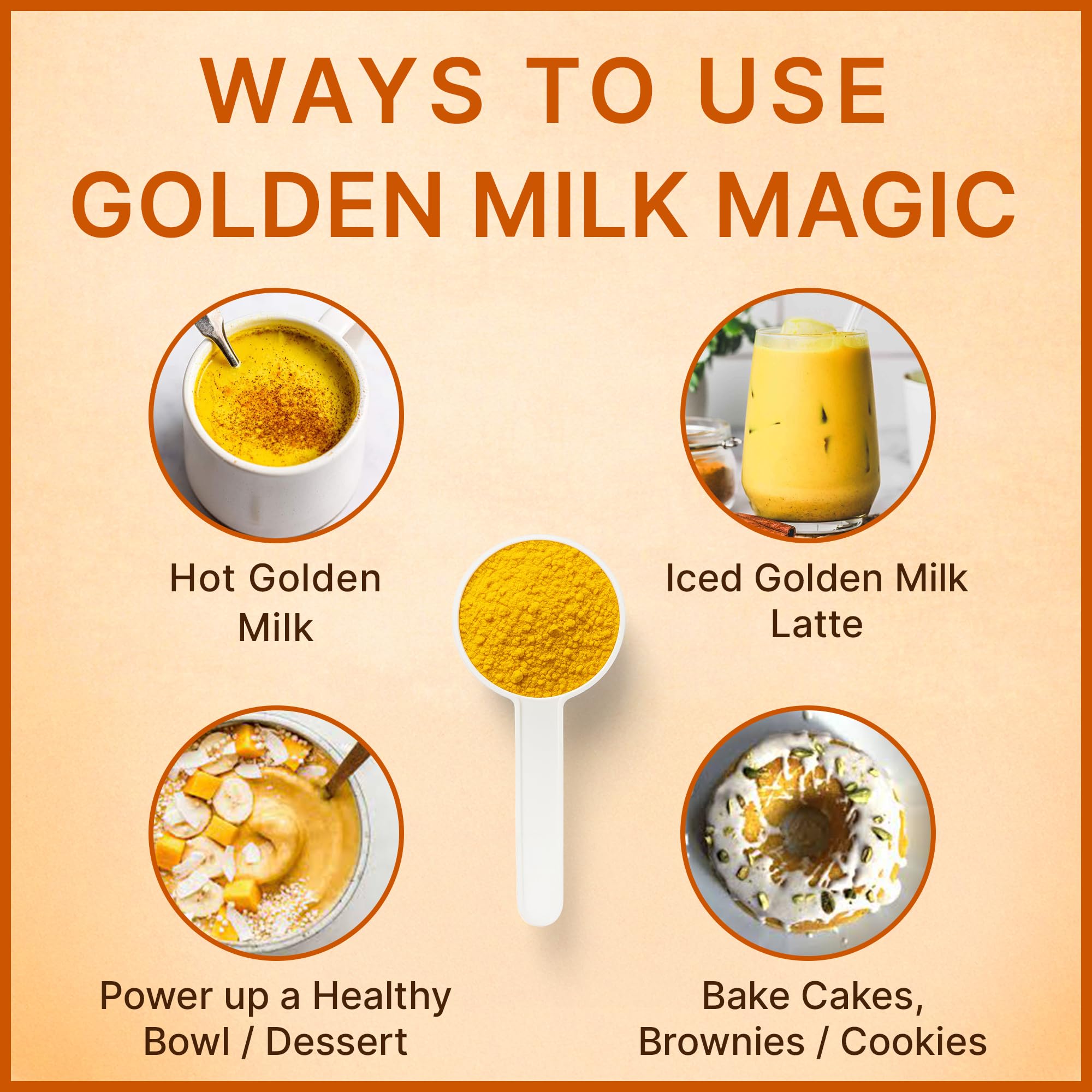 MEGAPLANTS Golden Milk Magic 12 in 1 supplement in a cup of tea