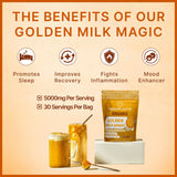 MEGAPLANTS Golden Milk Magic 12 in 1 supplement ingredients list