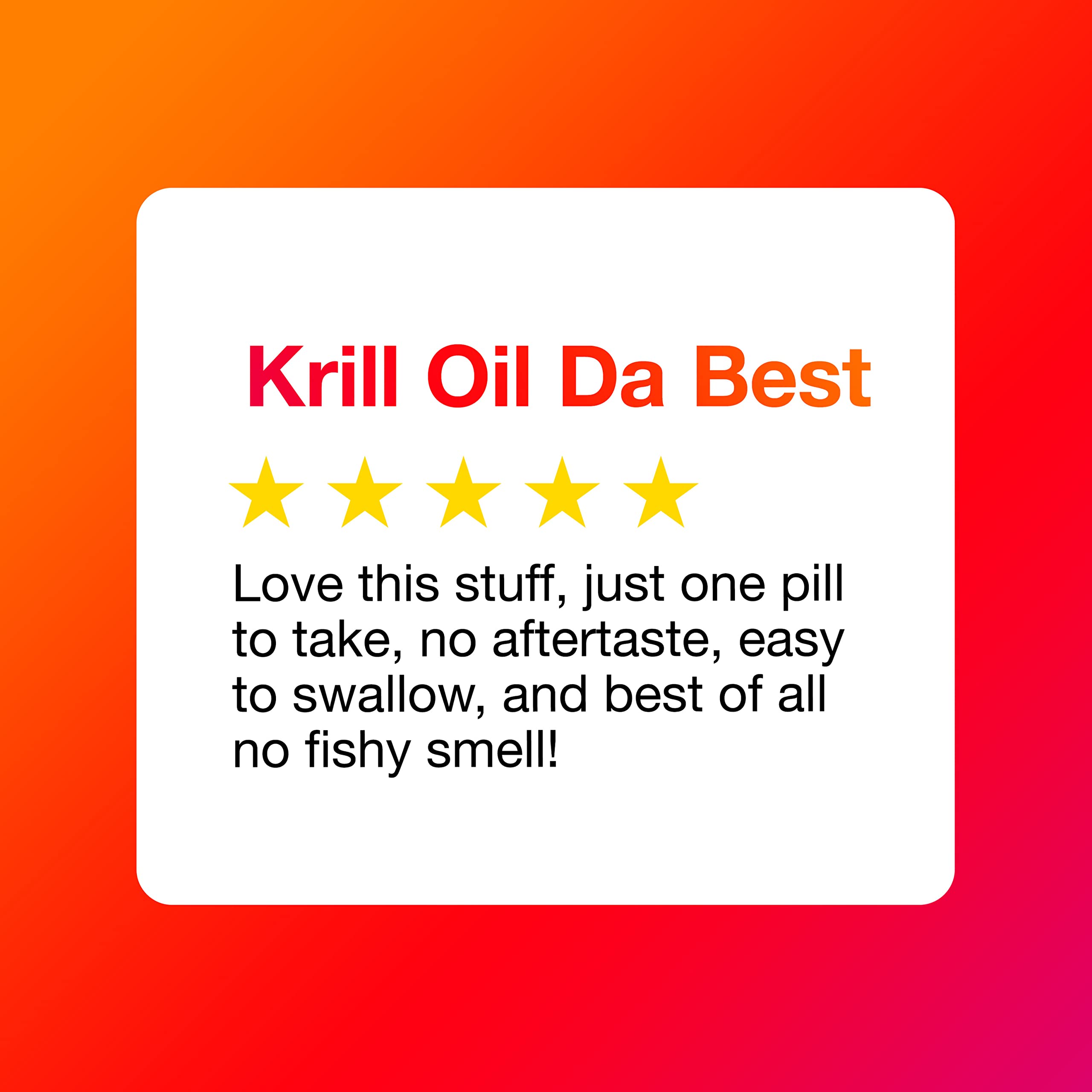 MegaRed Omega 3 Krill Oil ingredients list
