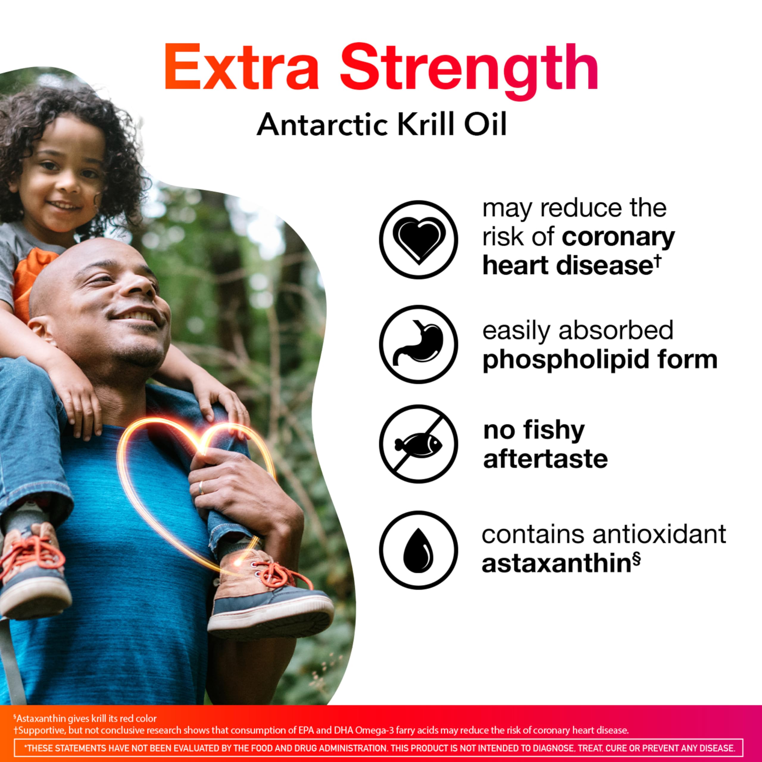 MegaRed Omega 3 Krill Oil packaging side view