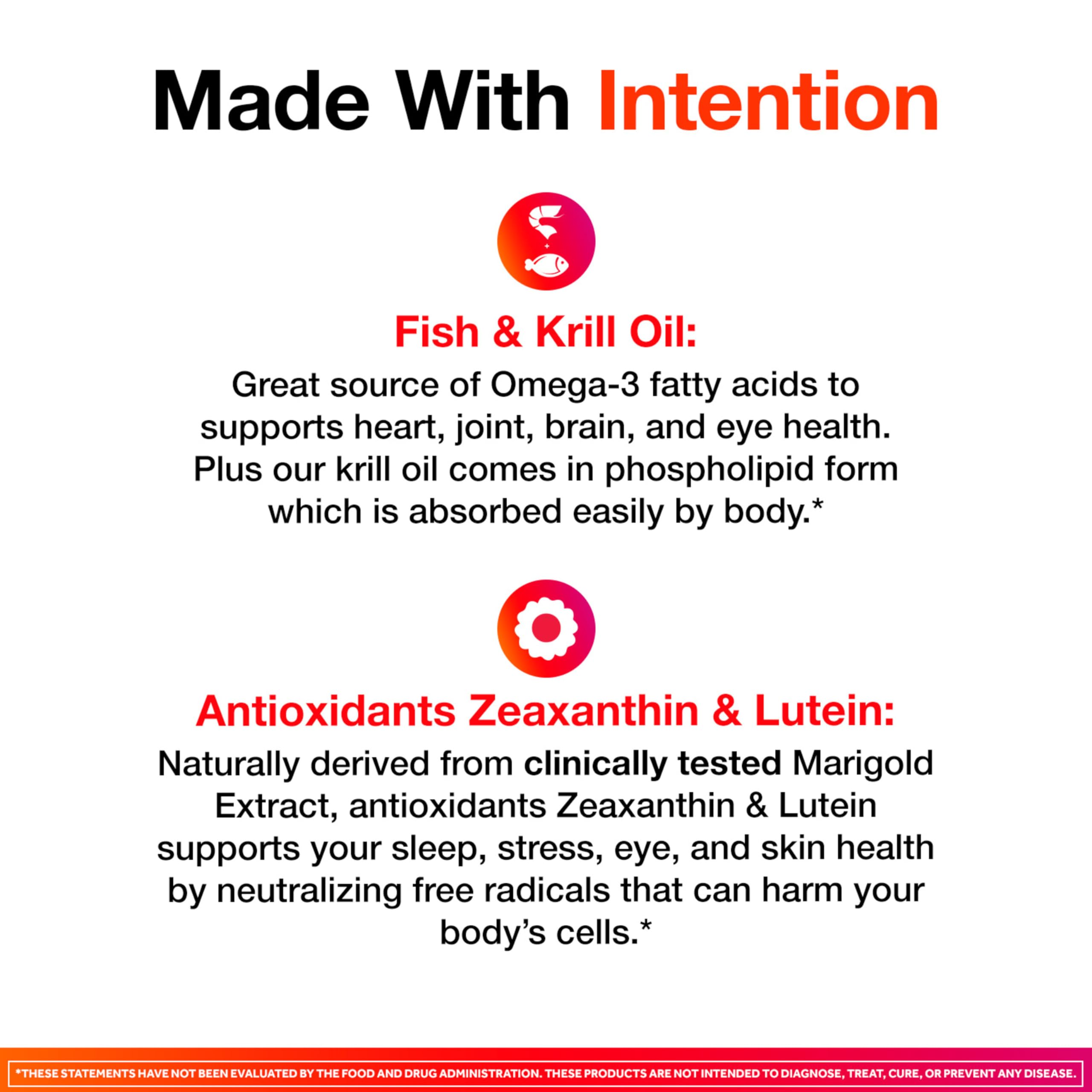 MegaRed Total Body + Refresh Omega-3 supplement packaging