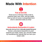 MegaRed Total Body + Refresh Omega-3 supplement packaging