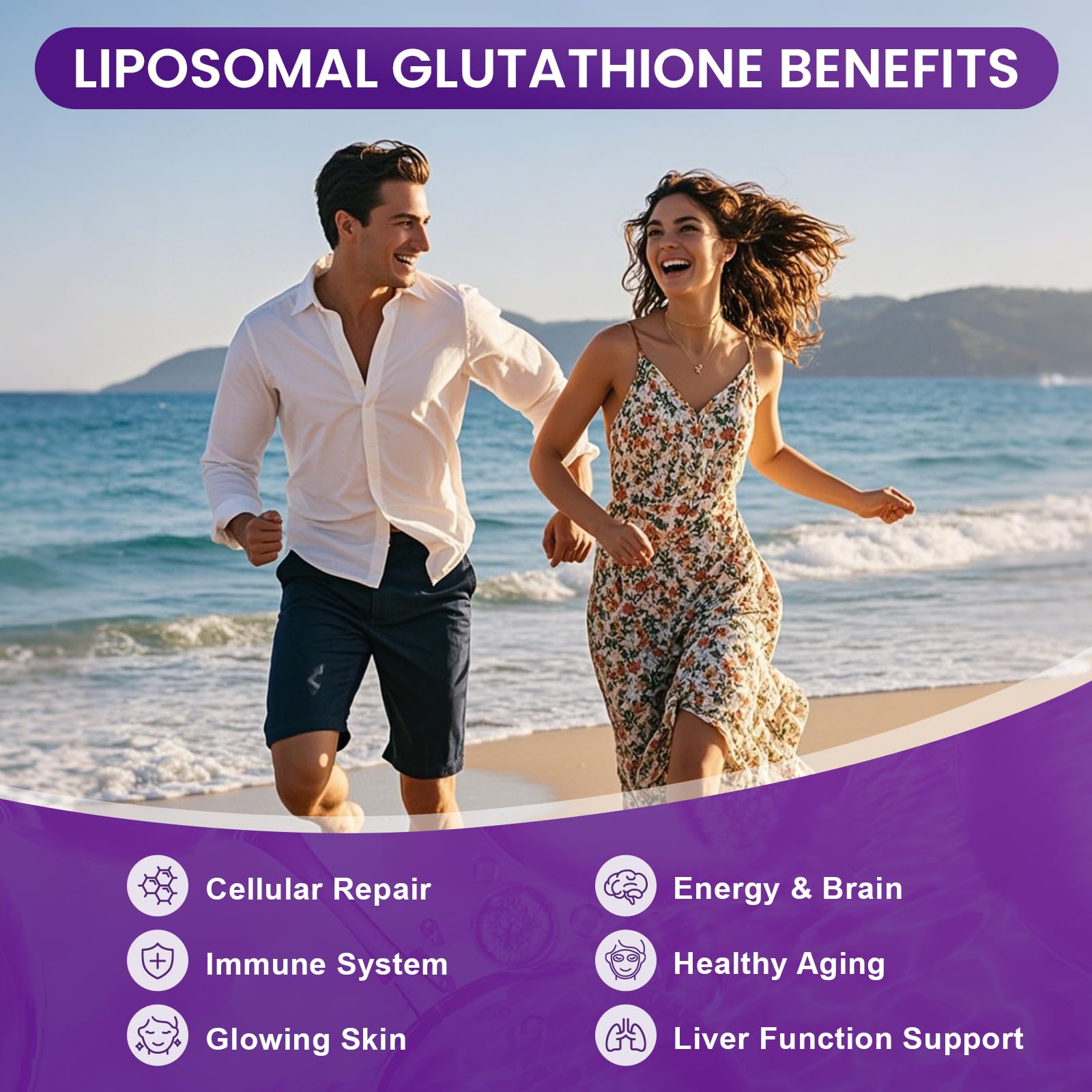 MEGNETA Liposomal Glutathione pouches in travel setting