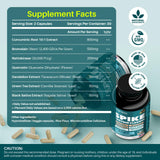MEGNETA Multi-Enzyme Supplement capsules on a wooden table