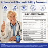 MEGNETA Potassium Supplement bottle with a glass of liquid