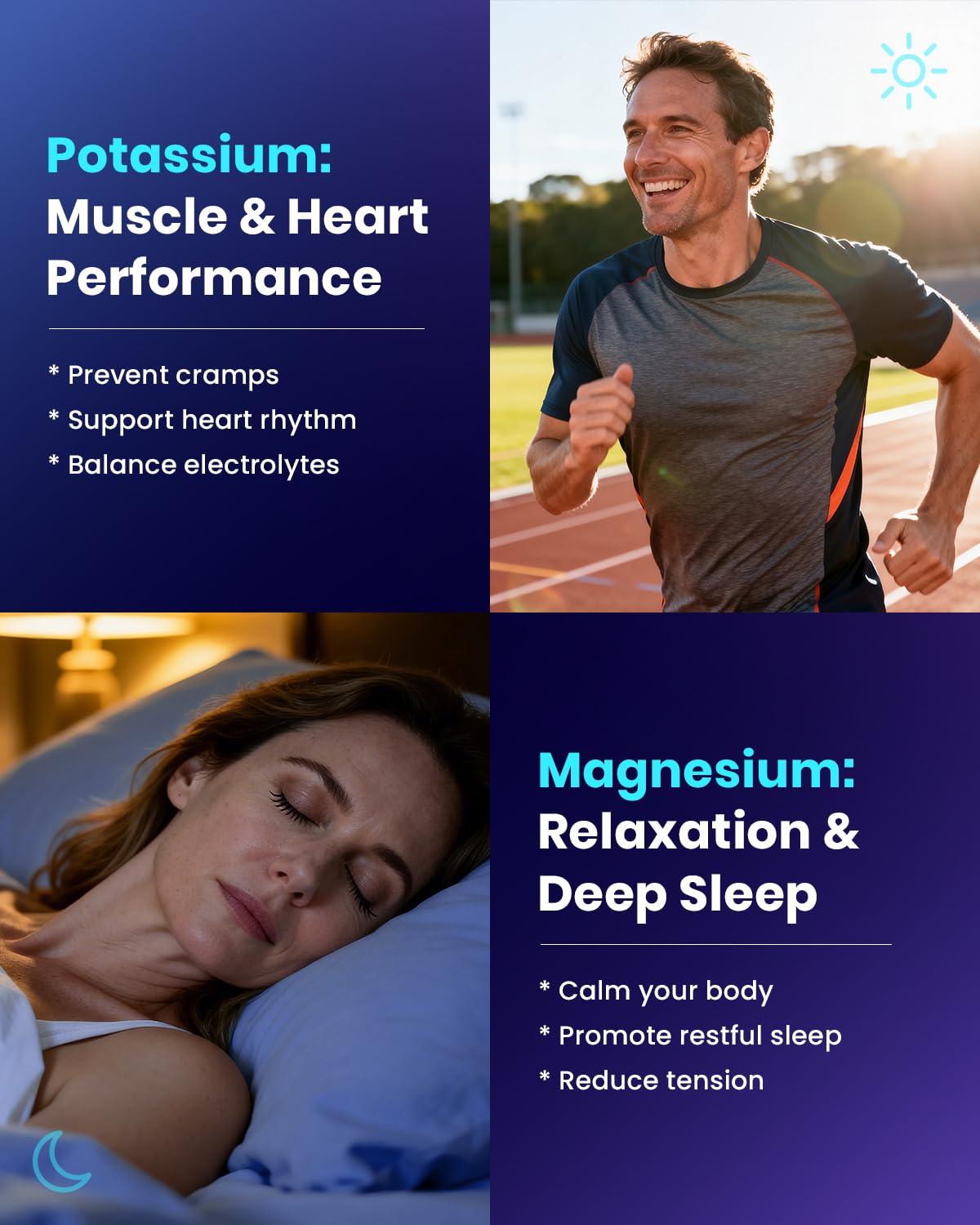 MEGNETA Vitamin D3 K2 Magnesium Potassium Supplement capsules