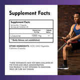 MEIBOTAN Leucine Supplement back view with ingredient list
