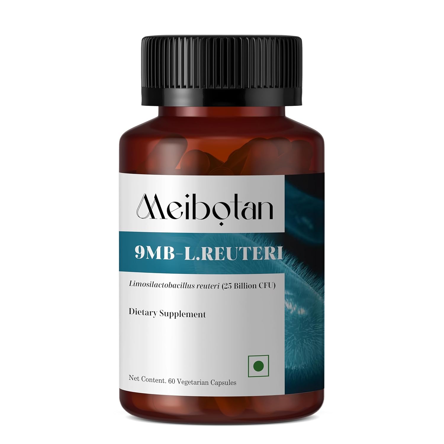 MEIBOTAN Probiotic Supplement 25 Billion CFUs back view