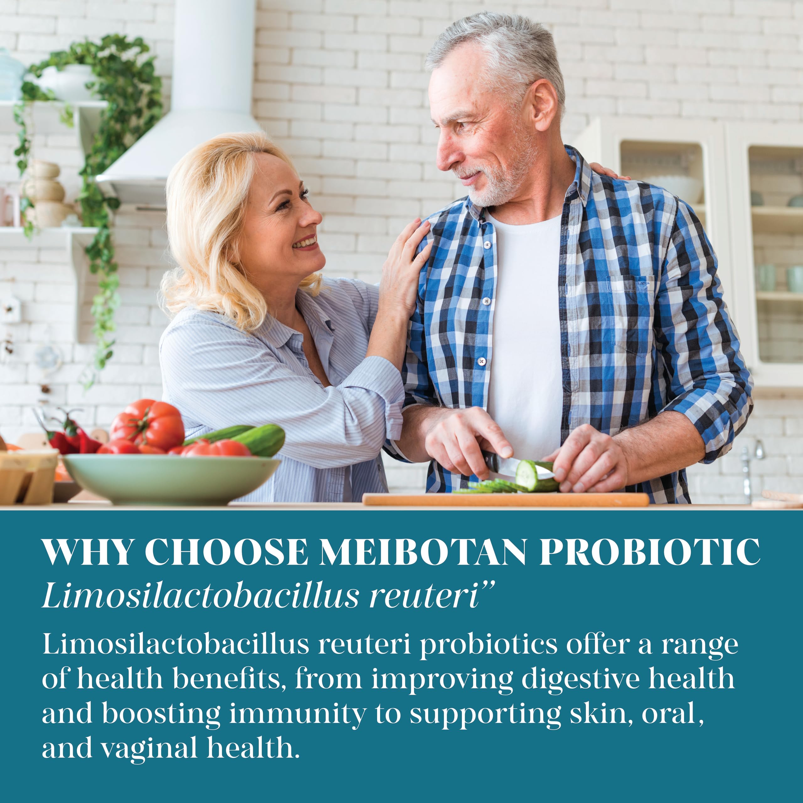 MEIBOTAN Probiotic Supplement 25 Billion CFUs packaging details