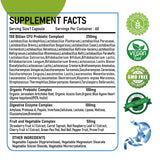 Meidlfesun Probiotic Supplement 150 Billion CFUs back view