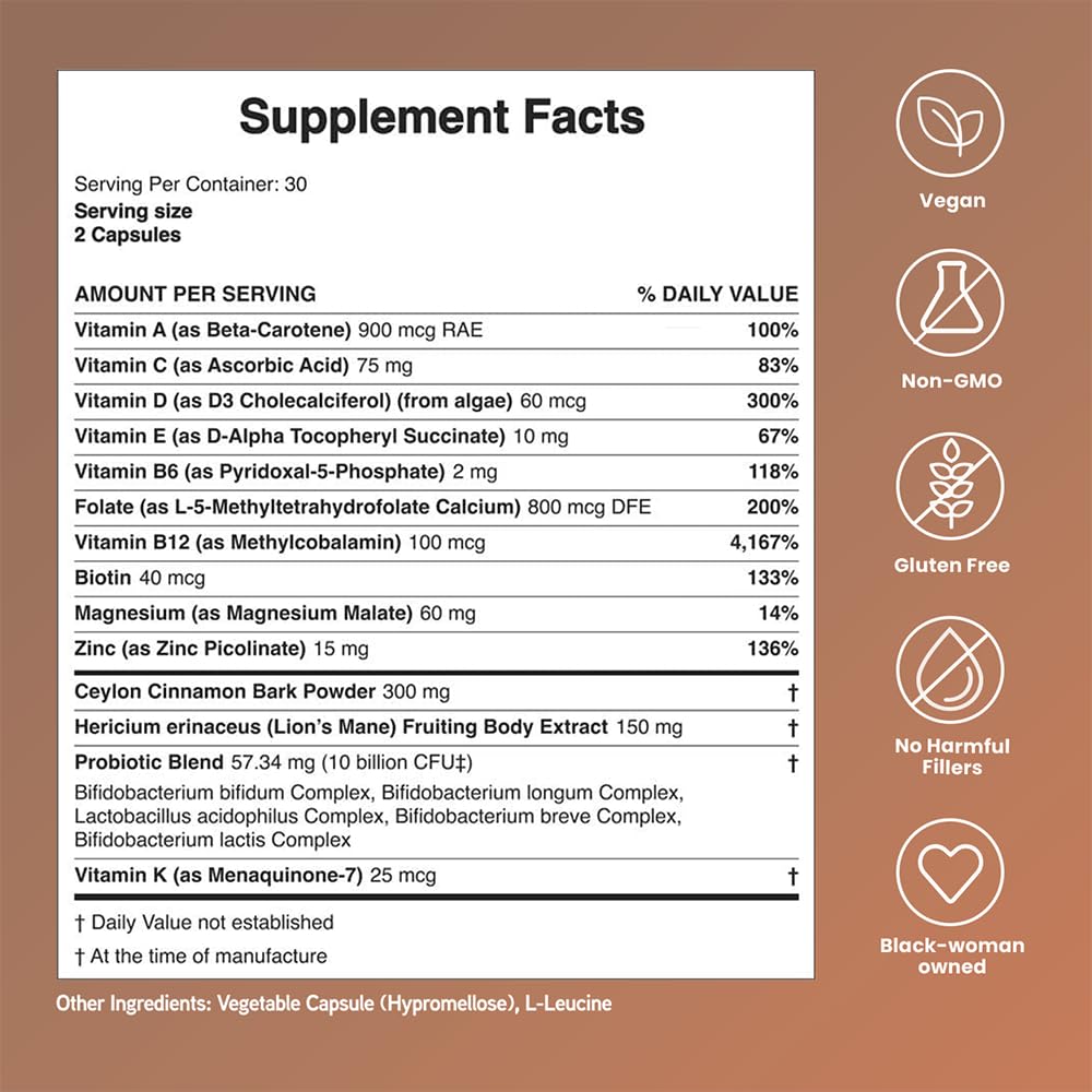 Mela Daily Essentials Multivitamin bottle with a measuring spoon