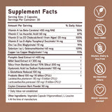 Mela Multivitamin Capsules with a measuring spoon for dosage