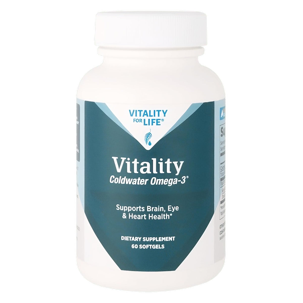 Melaleuca Vitality Coldwater Omega-3 soft-gels front view