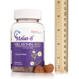 Melat-8 Sleep Gummies showing individual gummy