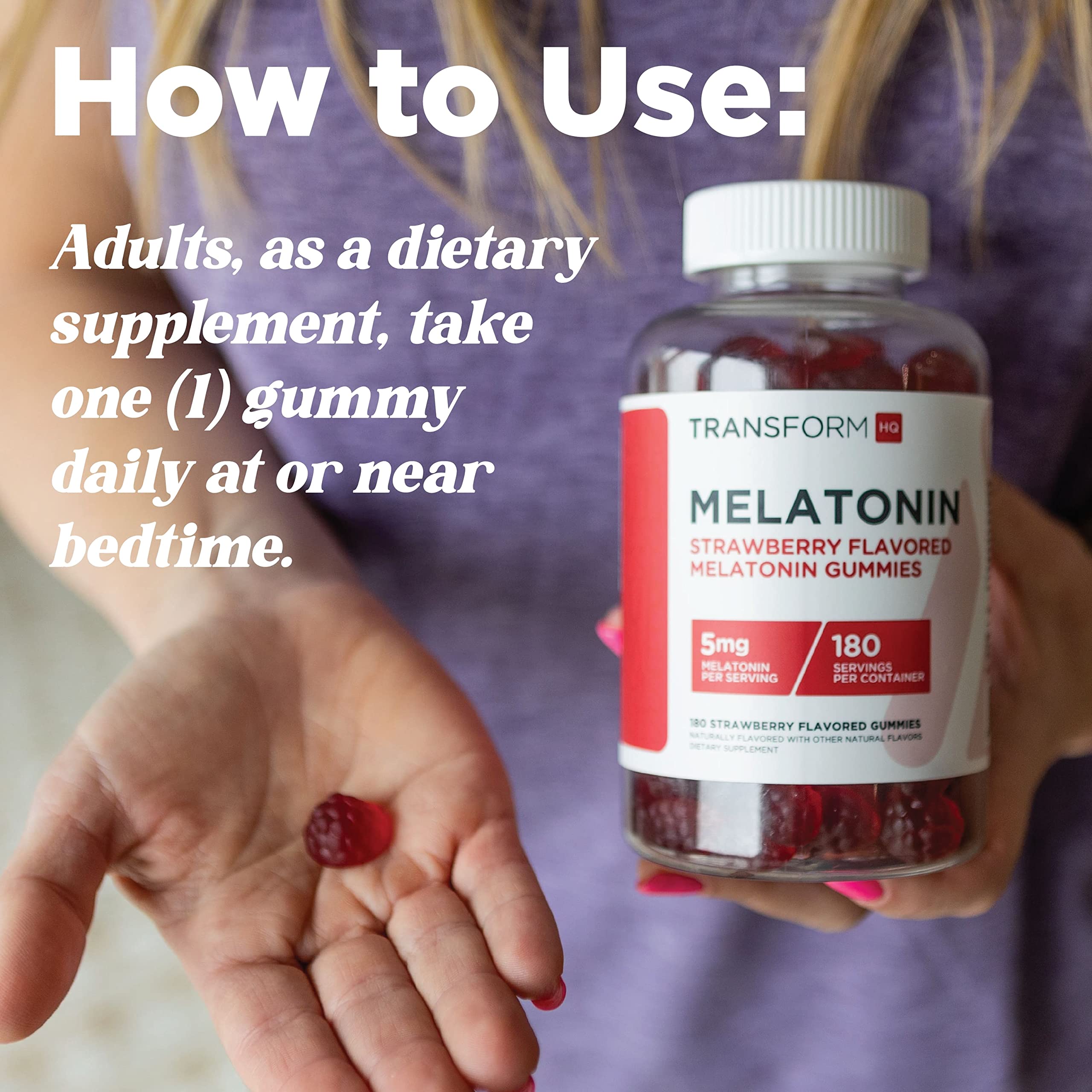 Melatonin Gummies 5mg Strawberry ingredients list