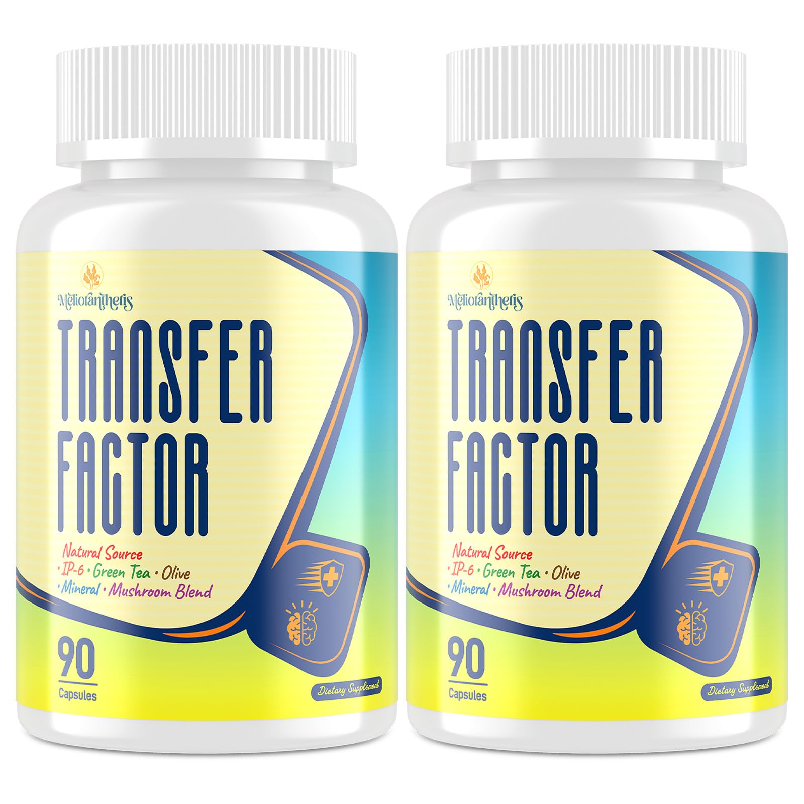 Meliorantheris Transfer Factor blended vitamin supplement front view