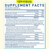 Meliorantheris Transfer Factor supplement on a wooden table