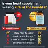 Melody Daily Heart Support Supplement side view with label