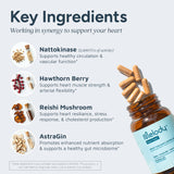 Melody Daily Heart Support Supplement with a measuring spoon