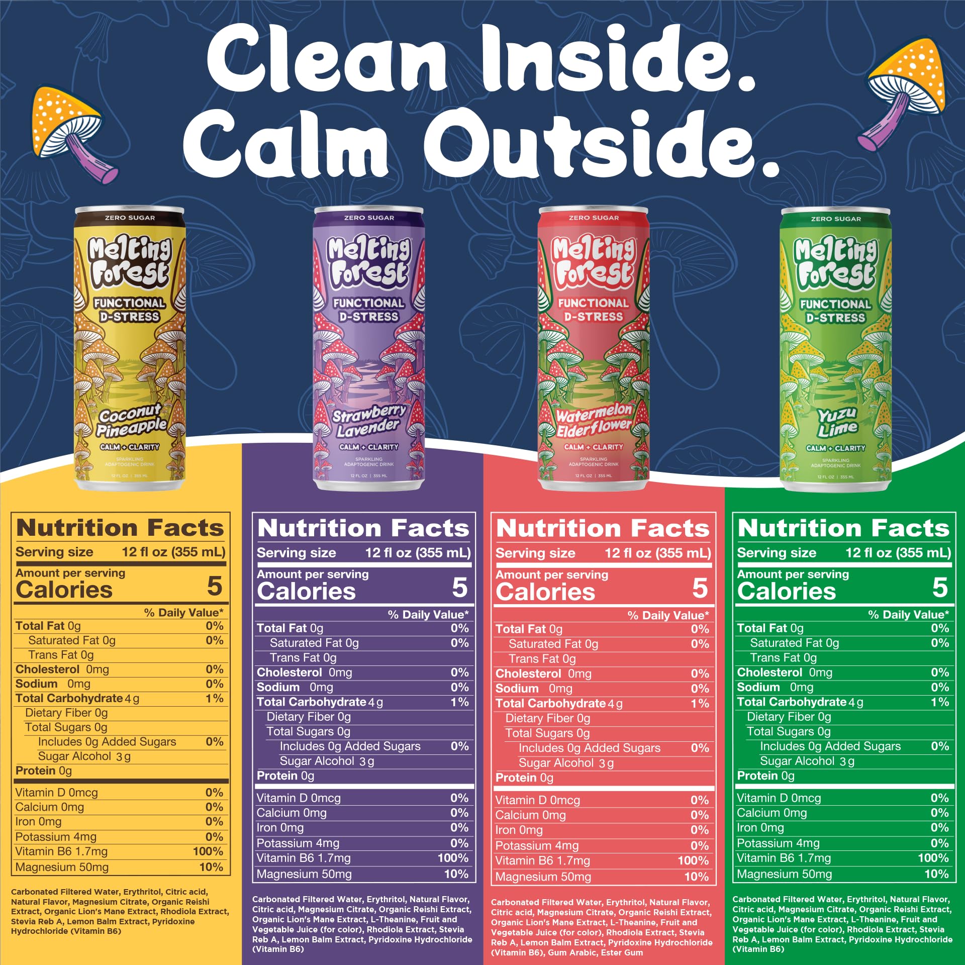 MELTING FOREST Watermelon Elderflower flavour can