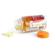 MEMBER'S MARK Fish Oil Softgels side view with dosage information
