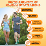 Menkru Calcium Citrate Gummies side view with dosage information