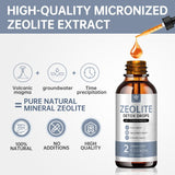 Menkru Zeolite Supplement bottle side view showing dosage instructions