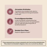 MENOLABS Prebiotic Fiber Supplement 213g side view