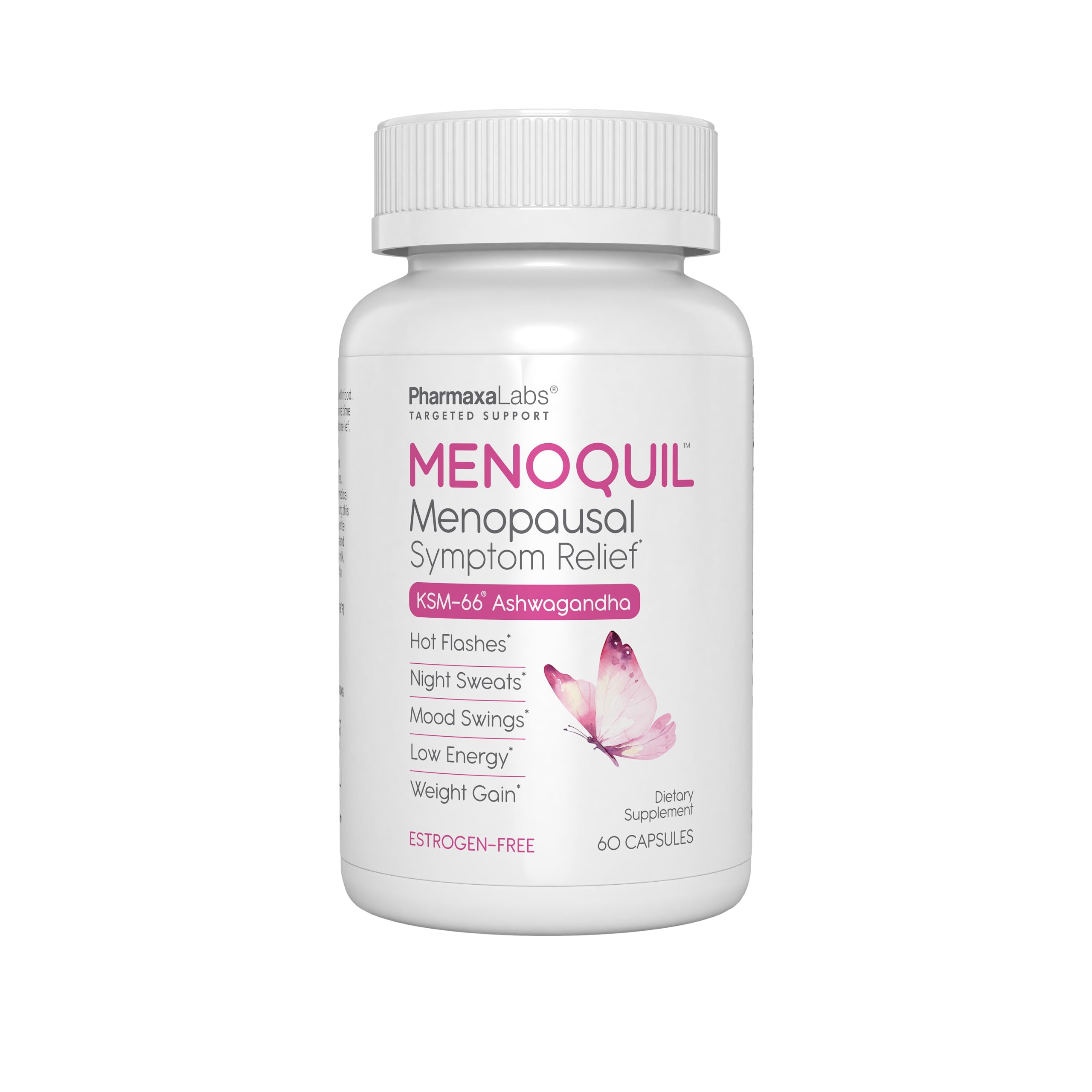 Menoquil Natural Menopause Support Supplement bottle front view