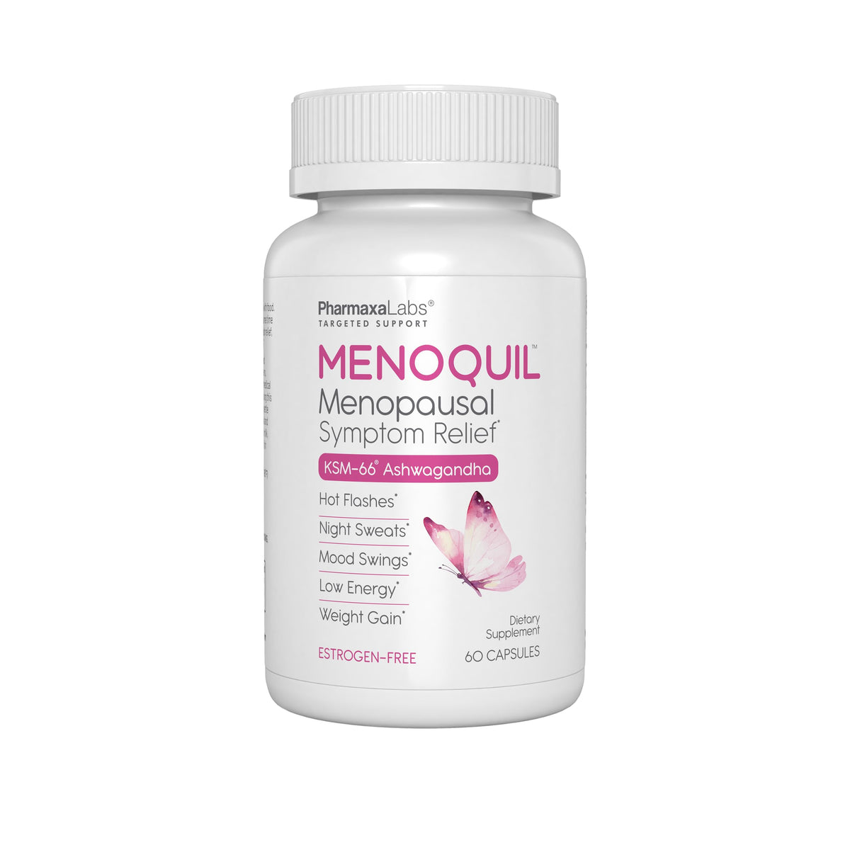 Menoquil Natural Menopause Support Supplement bottle front view