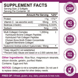 MENXI Collagen Supplement packaging side view