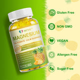 MENXI Magnesium Gummies 400mg Glycinate close-up of gummies