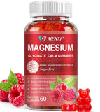MENXI Magnesium Gummies raspberry flavour front view