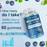 MENXI Magnesium Gummies showing serving size