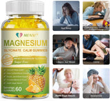 MENXI Magnesium Gummies with a measuring spoon for dosage