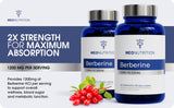 Meo Nutrition Berberine HCI Capsules 1200mg close-up of capsules